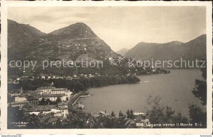 Lugano TI Lage et Monte Bre