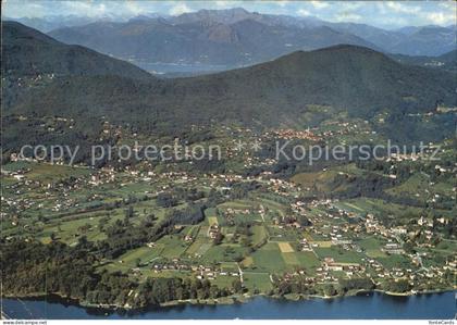 Magliaso und Malcantone Fliegeraufnahme