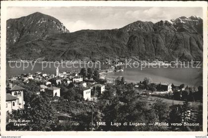 Melide Verso Bissone Lago di Lugano