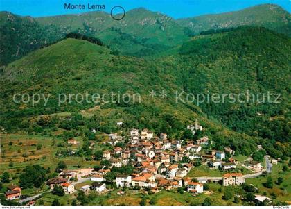 Miglieglia Fliegeraufnahme con Monte Lema