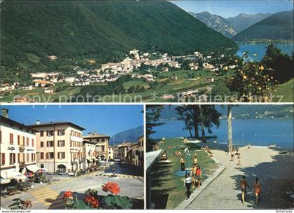 Riva San Vitale Lago di Lugano Piazza Grande Lido