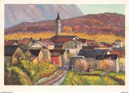 Sala-Capriasca Tesserete Lugano TI Ortsmotiv Sala