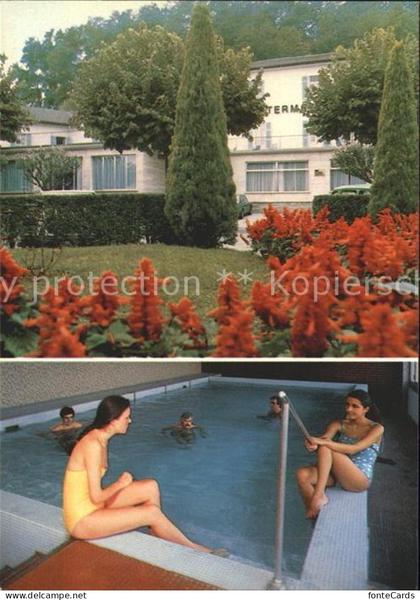 Ticino Tessin Hotel Termi di Stabio Schwimmbad