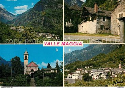 Valle Maggia Fliegeraufnahme Cevio Bignasco Maggia Ginmaglio