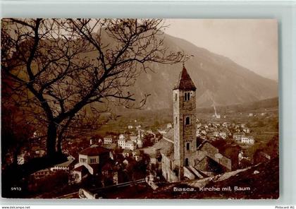 6710 Biasca - Kirche mit Baum - 10147876