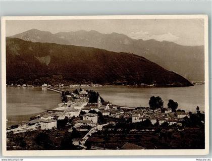 6816 Bissone Gebrauchsspuren Foto AK - 39763192