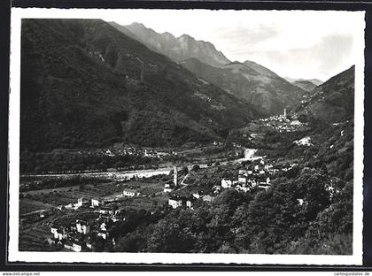 AK Cavigliano, Blick auf den Ort im Tal
