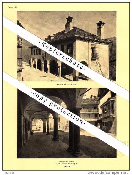 Photographien / Ansichten , 1936 , Russo , Onsernone , Prospekt , Architektur , Fotos !!!