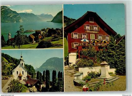 6466 Bauen Gebrauchsspuren Gasthaus Pension Zwyssighaus Kirche Schiff Se... - 10497429