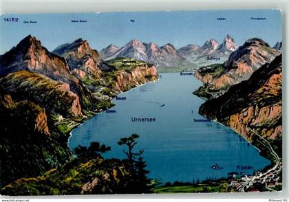 6466 Bauen - Urnersee Vogelschau - 39497624