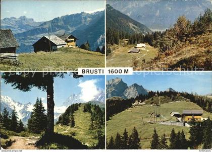 Brusti Attinghausen Bergstation Raemseli Gasthaus Brunnistock Weg zum Surenenpas