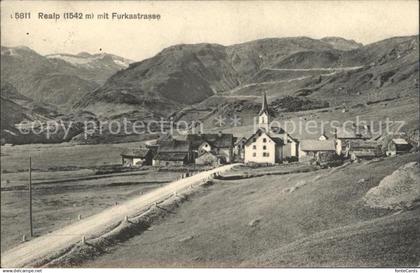 Realp mit Furkastrasse