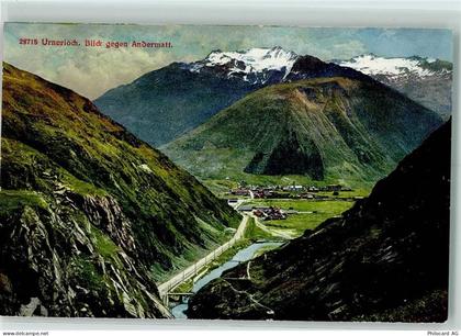 6490 Andermatt - Urnerloch Blick gegen Andermatt - 10282458