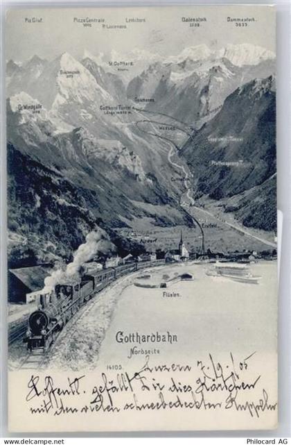 6454 Flüelen - Panorama Gotthardbahn - 50737708