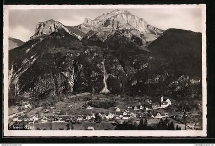 AK Silenen, Panorama mit Gebirgswand