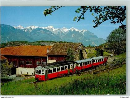 1860 Aigle - Images du Rail Aigle Ollon Monthey Champery Printemps sous ... - 10390921