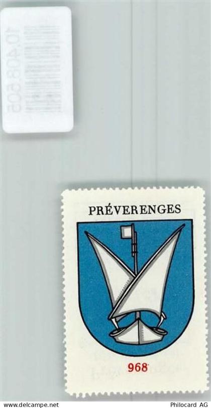 1028 Préverenges - Vignette Wappen Kaffee Hag ca 1920-1940 Segelschiff... - 10408505