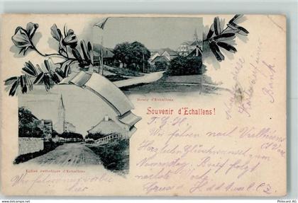 1040 Echallens 1900 Gebrauchsspuren Eglise catholique dEchallens Bourg d... - 13137177