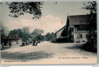 1052 Le Mont-sur-Lausanne 1909 Foto AK Coppoz - 13596327