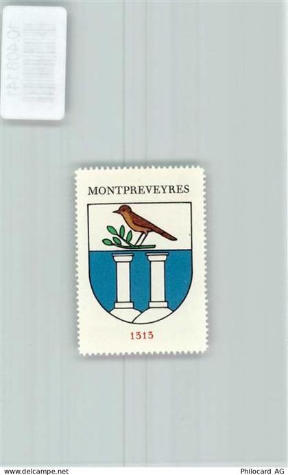 1081 Montpreveyres - Vignette Wappen Kaffee Hag ca 1920-1940 Nachtigall... - 10408141