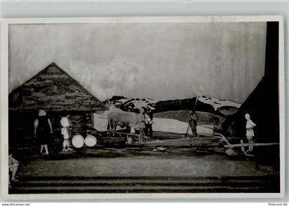 1083 Mézières VD Foto AK Theatre du Jorat Bühne Kuh - 10587383