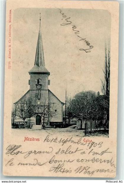 1083 Mézières VD - Kirche Feldpost Division I - 10608268