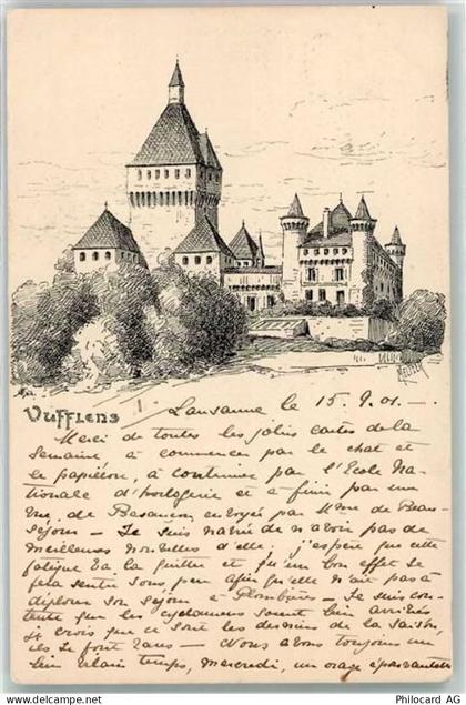 1134 Vufflens-le-Château 1901 - Schloss - 10612144