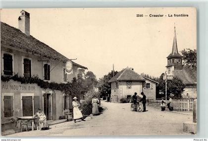 1263 Crassier - Grenze Fahrrad Gasthaus Cafe au Mouton D`or - 13444992