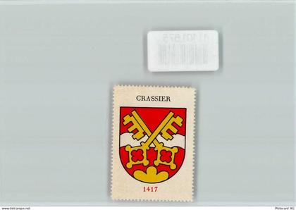 1263 Crassier - Vignette Wappen Kaffee Hag ca 1920-1940 - 11101675