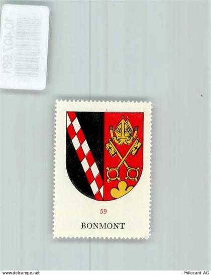 1275 Chéserex - Vignette Wappen Kaffee Hag ca 1920-1940 Bonmont - 10407981