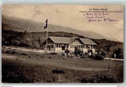 1278 La Rippe 1916 - Colonie de Vacancesde St. Gervais Fahrrad - 13910354