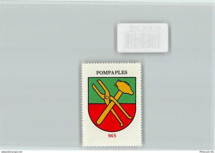 1318 Pompaples St-Loup - Vignette Wappen Kaffee Hag ca 1920-1940 - 11101918