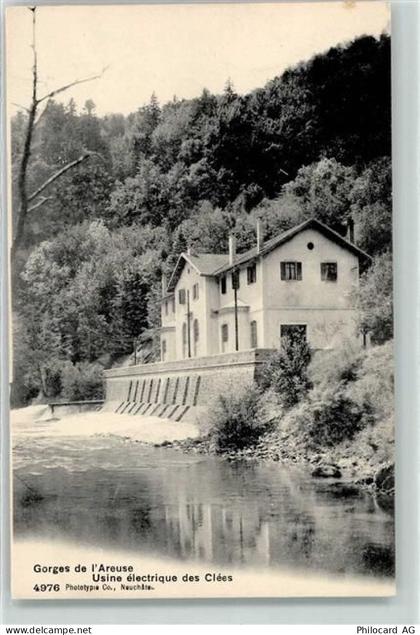 1356 Les Clées - Schlucht der Areuse Usine Electrique - 10593228