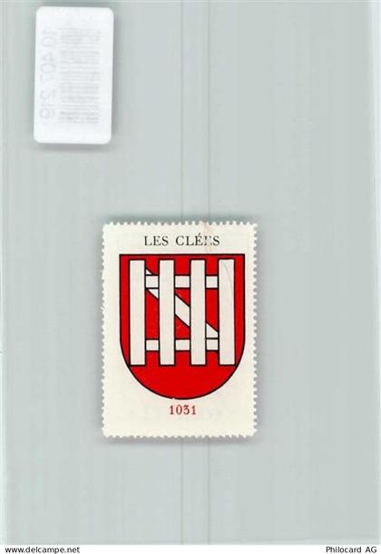 1356 Les Clées - Vignette Wappen Kaffee Hag 1920-1940 - 10407219