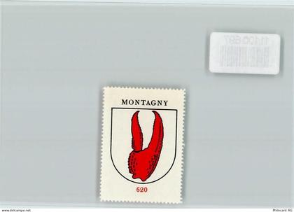 1442 Montagny-près-Yverdon - Vignette Wappen Kaffee Hag ca 1920-1940 - 11100697