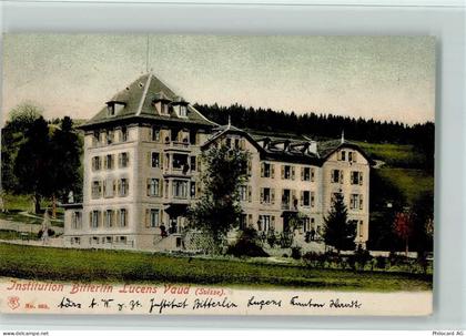 1522 Lucens 1906 - Institution Bitterlin Lucens Vaud , gute Erhaltung AK... - 13070805