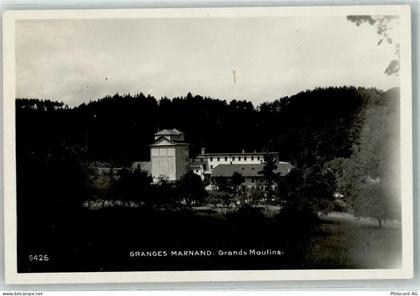 1524 Marnand - Bahnpost Nr. 1462 Strecke Granges Marnand Mühle - 10643435