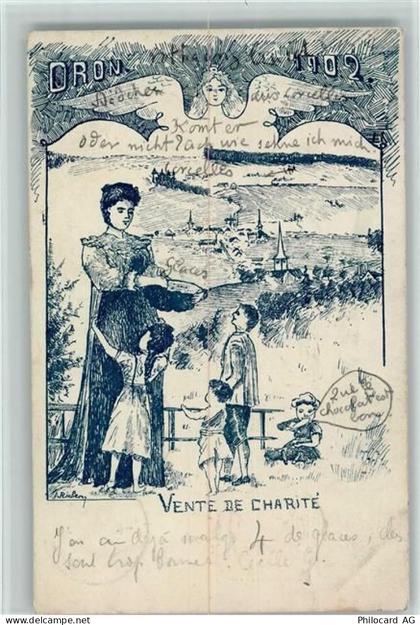 1608 Bussigny-sur-Oron - Federzeichnung - Vente de Charite 1902 - 13115122