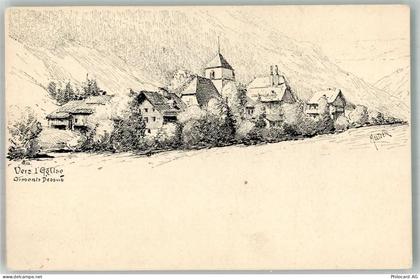 1865 Les Diablerets Ormont-Dessus Radierung - 10742416