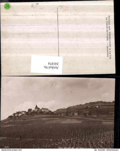241974,Vue generale de Grandvaux Totale Kt Waadt