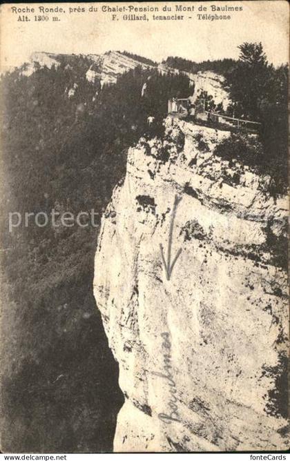 Baulmes Roche Ronde pres Chalet du Mont de Baulmes