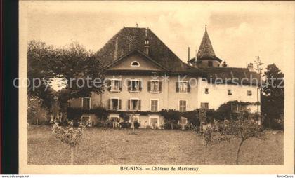 Begnins Chateau Martheray
