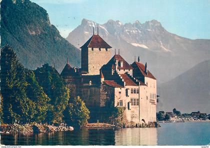 CPM Lac Leman Le Chateau de Chillon et les Dents du Midi Comptoir Suisse Luasanne 10 25 Sept 1960 Helvetia Zurich
