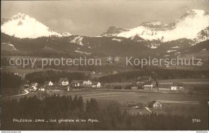 Palezieux-Gare Vue generale et les Alpes