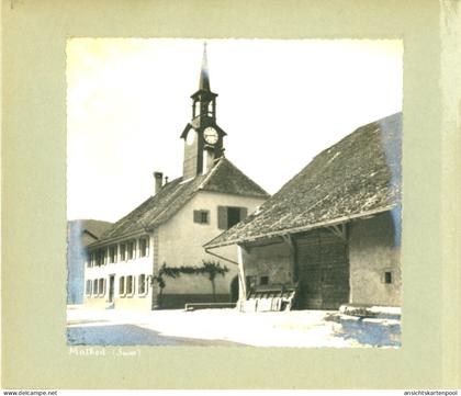 Photo Mathod Kanton Waadt, Haus, Turm, Uhr