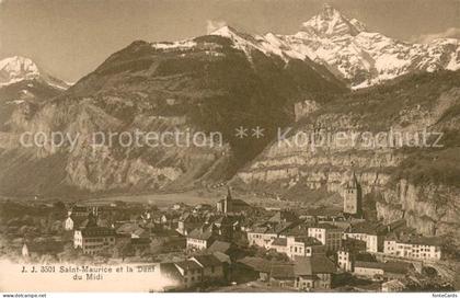 Saint Maurice VS Saint-Maurice et le Dent du Midi