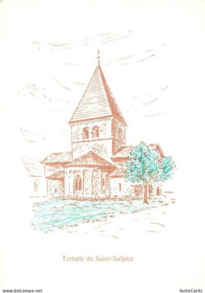 Saint-Sulpice VD Temple Kirche