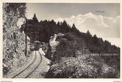 Suisse - Canton de Vaud - Ligne de chemin de fer Nyon - Saint-Cergues - Morez - Ed. Perrochet