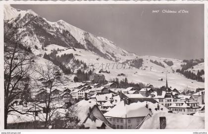 SWITZERLAND - Chateau d'Oex - Photo Postcard 1943
