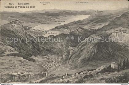 Vallorbe et Vallee de Joux avec Lac de Joux